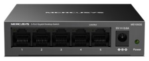 SWITCH MERCUSYS MS150GS DESKTOP 5 PORT GIGABIT