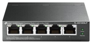 SWITCH TP-LINK 5-PORT GIGABIT DESKTOP SWITCH WITH 4-PORT POE+