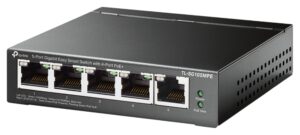 SWITCH TP-LINK PROFESSIONAL 5 PORT GIGABIT EASY SMART 4 PORT POE+