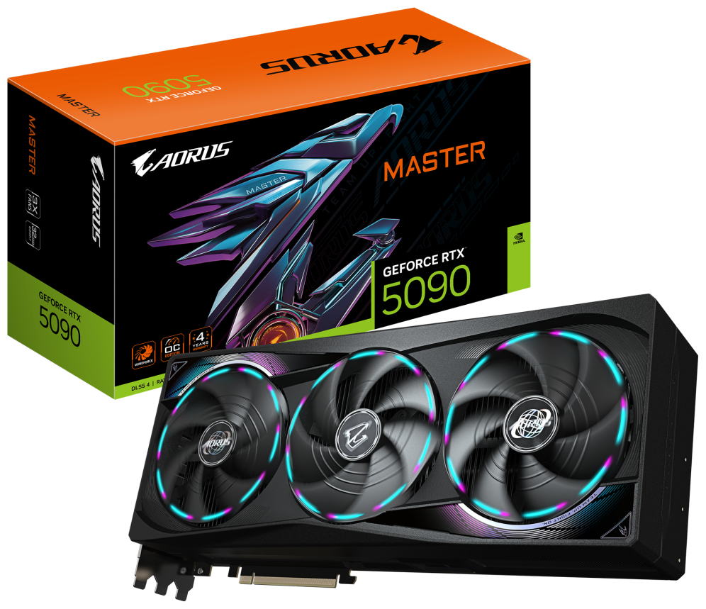 TARJETA GRAFICA GIGABYTE AORUS RTX 5090 MASTER 32G