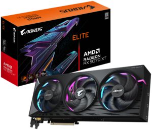 TARJETA GRAFICA GIGABYTE RADEON RX 9070XT AORUS E 16G