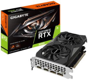 TARJETA GRAFICA GIGABYTE RTX 3050 WINDFORCE OC V2 6GB GDDR6 DLSS3