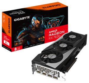 TARJETA GRAFICA GIGABYTE RX 7600 GAMING OC 8GB DDR6