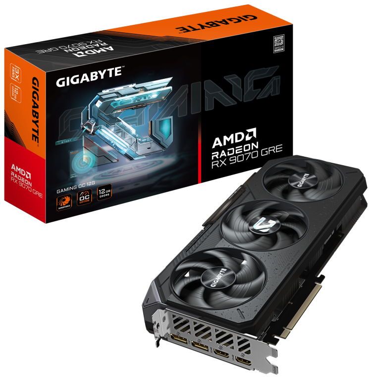 TARJETA GRAFICA GIGABYTE RX 9070 GREGAMING OC 12GB