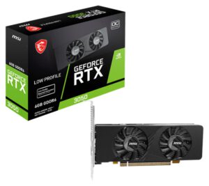 TARJETA GRAFICA MSI RTX 3050 LP E 6GB OC