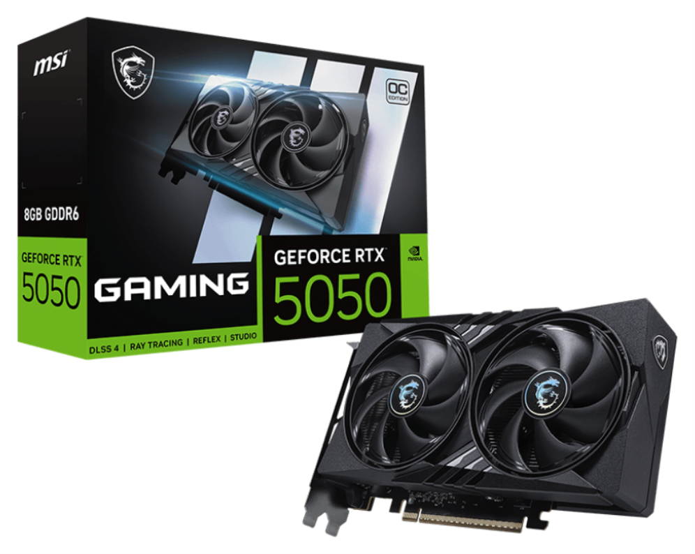 TARJETA GRAFICA MSI RTX 5050 8G GAMING OC