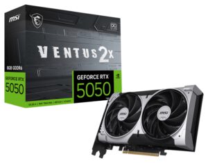 TARJETA GRAFICA MSI RTX 5050 8G VENTUS 2X OC