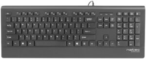 TECLADO NATEC BARRACUDA SLIM USB NEGRO