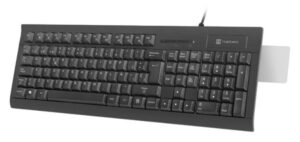 TECLADO NATEC MORAY CON LECTOR DE TARJETAS INTELIGENTES USB NEGRO