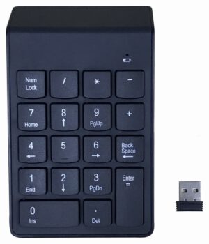 TECLADO NUMERICO GEMBIRD INALAMBRICO NEGRO