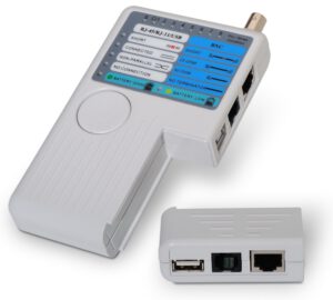 TESTEADOR AISENS PARA CABLE RJ11 RJ12 RJ45 USB COAXIAL