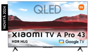 TV XIAOMI ELA5483EU A PRO 2025 43" QLED GOOGLE TV NEGRO USB 2.0 LAN HDMI X3