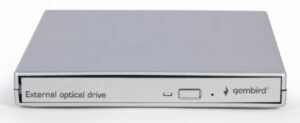 UNIDAD DE DVD USB EXTERNA GEMBIRD PLATA