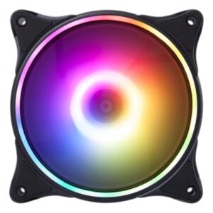 VENTILADOR HIDITEC GAMING ARGB N18-ARGB BLACK 120MM