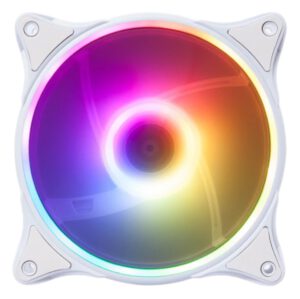 VENTILADOR HIDITEC GAMING ARGB N18-ARGB WHITE 120MM