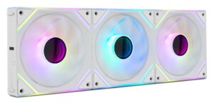 VENTILADOR NOX HUMMER PRO LINK KIT 3XVENT ARGB MAGNETICO BLANCO