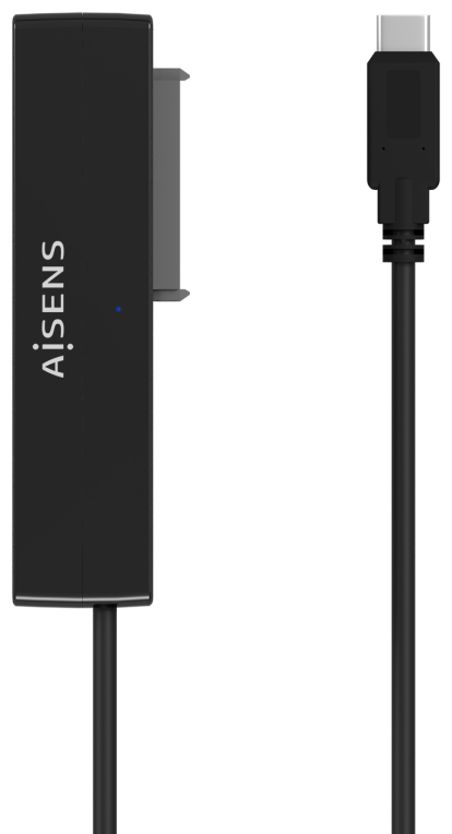 ADAPTADOR AISENS SATA A USB-C USB 3.0 3.1 GEN1 2.5" 3.5" NEGRO