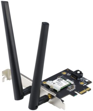 ADAPTADOR ASUS PCE-AX1800 ADAPTADOR PCIE AX1800 WIFI 6 BLUETOOTH 5.2