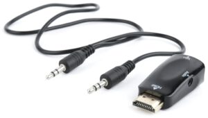 ADAPTADOR GEMBIRD HDMI A VGA HEMBRA CON 3,5MM AUDIO 0,15M