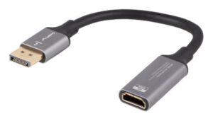 ADAPTADOR LANBERG 4K DISPLAYPORT MACHO/HDMI HEMBRA 20CM