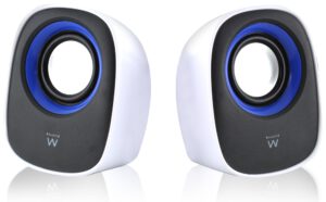 ALTAVOCES EWENT EW3513 2.0 5W RMS USB BLANCO/NEGRO