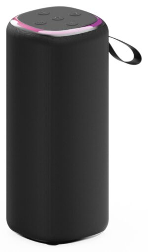 ALTAVOZ PORTATIL GEMBIRD SPK-BT-LED-08L 10W BT NEGRO LUZ LED
