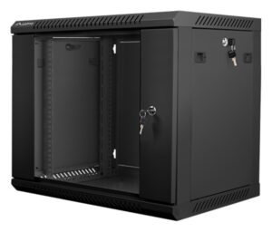 ARMARIO LANBERG 9U 600X450X512 AUTO ENSAMBLADO RACK 19 HASTA 60 KG NEGRO