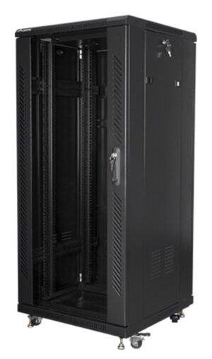 ARMARIO LANBERG RACK 19" 27U 600X600 FLAT PACK BLACK NEGRO