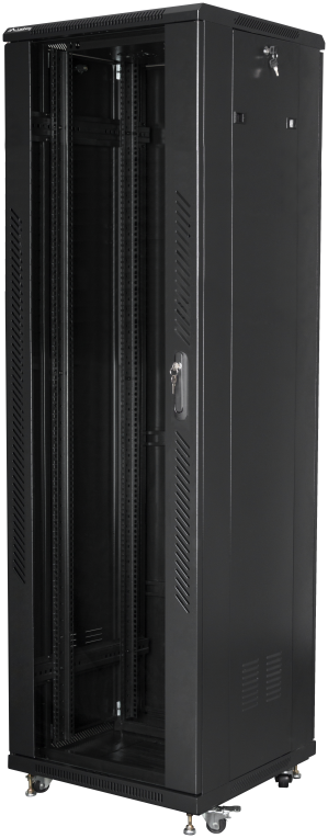 ARMARIO LANBERG RACK 19" 42U 600X600 FLAT PACK BLACK NEGRO