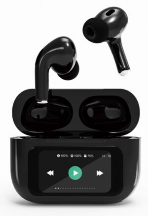 AURICULARES GEMBIRD TWS-LCD-ANC-01-BK NEGRO BT