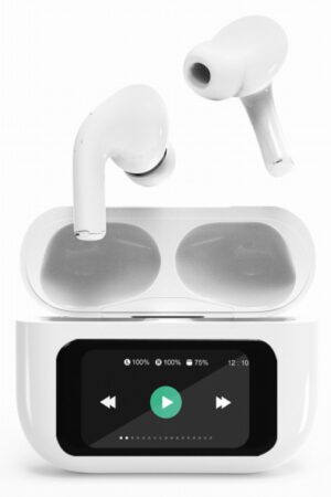 AURICULARES GEMBIRD TWS-LCD-ANC-01-W BLANCO BT