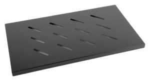 BANDEJA FIJA LANBERG 1U 465X315 MM HASTA 120 KG RACK DE 19 NEGRO