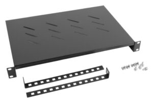 BANDEJA LANBERG FIJA 1U 483X300MM HASTA 25KG RACK DE 19" NEGRO