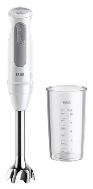 BATIDORA DE MANO BRAUN MQ50001M MULTIQUICK 5 1000W 21 VEL. ACERO