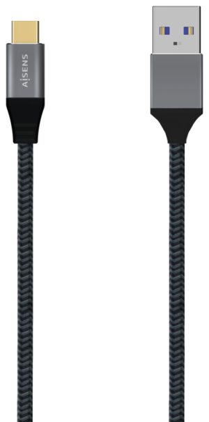 CABLE AISENS USB 3.1 GEN2 ALUMINIO 10GBPS 3A USB-C/M-A/M 2.0M