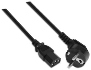 CABLE ALIMENTACION AISENS CPU CEE7/M-C13/H NEGRO 3mts