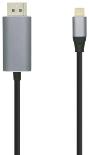 CABLE CONVERSOR AISENS USB-C A DISPLAYPORT 4K60HZ NEGRO 0.8M