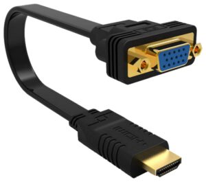 CABLE CONVERTIDOR EWENT HDMI MACHO - VGA HEMBRA 0,20 METROS