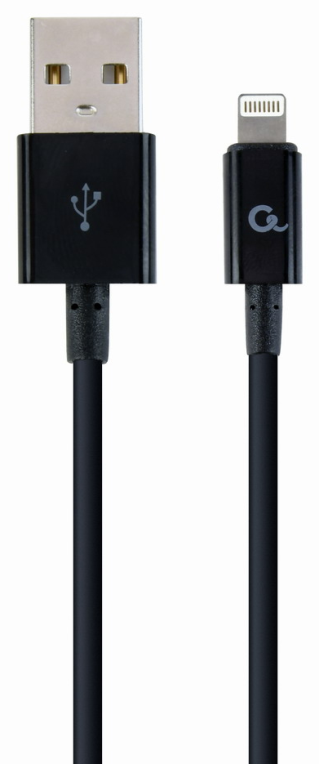 CABLE DE CARGA Y DATOS GEMBIRD DE 8 PINES, 2M, NEGRO