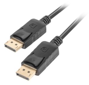 CABLE DISPLAYPORT LANBERG MACHO MACHO 4K NEGRO 1.8M