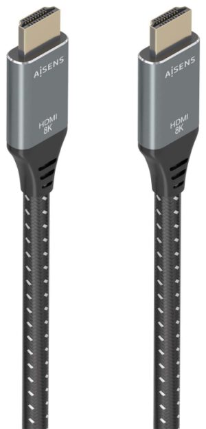 CABLE HDMI AISENS V2.1 ULTRA ALTA VELOCIDAD 8K@60HZ 48GBPS M/M 5.0M