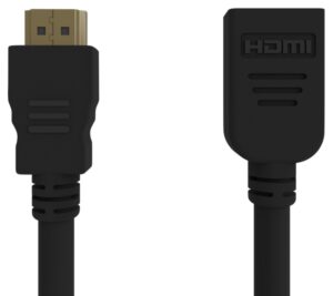 CABLE HDMI GEMBIRD EXTENSION MACHO HEMBRA V2.0 ALTA VELOCIDAD CON ETHERNET 0,5M
