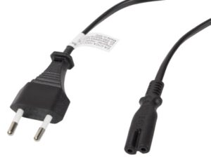 CABLE LANBERG DE ALIMENTACION OCHO CEE 7/16 A IEC320 C7 NEGRO 3M