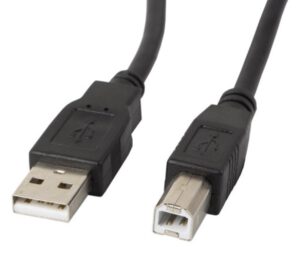 CABLE LANBERG IMPRESORA USB MACHO A USB MACHO CON FERRITA NEGRO 1 M