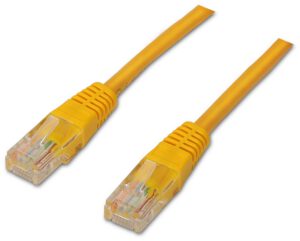 CABLE RED AISENS LATIGUILLO RJ45 CAT.6 UTP AWG24 AMARILLO 1.0M