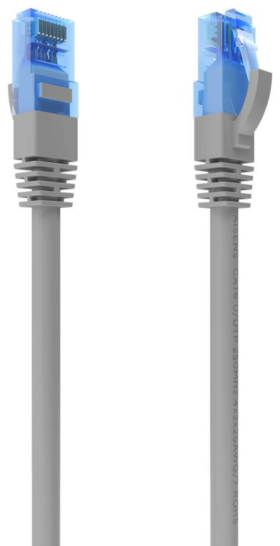 CABLE RED AISENS LATIGUILLO RJ45 CAT.6 UTP AWG26 CCA GRIS 1.0M