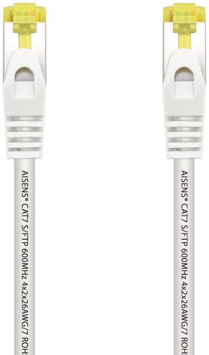 CABLE RED AISENS LATIGUILLO RJ45 LSZH CAT.7 SFTP PIMF 2.0M BLANCO