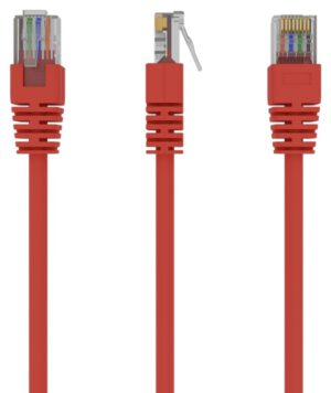 CABLE RED GEMBIRD UTP CAT5E 1M ROJO