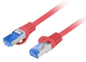 CABLE RED LANBERG LATIGUILLO CAT.6A S/FTP LSZH CCA 0.5M ROJO FLUKE PASSED