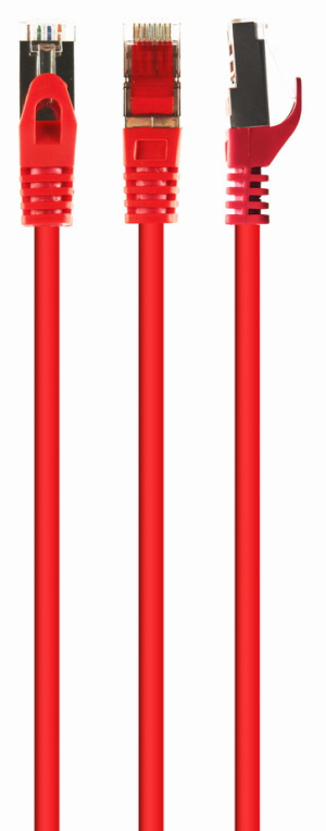 CABLE RED S-FTP GEMBIRD CAT 6A LSZH ROJO 0,5 M